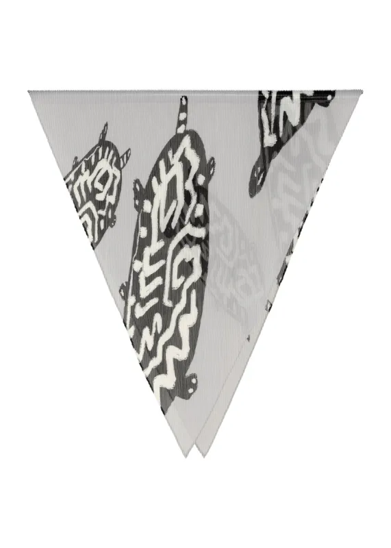 ANIMAL PATTERN PLEATS STOLE sold by Issey Miyake