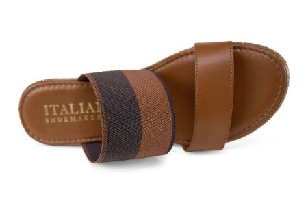 Gigi - Elastic Wedge Sandal sold by Italian Shoemakers