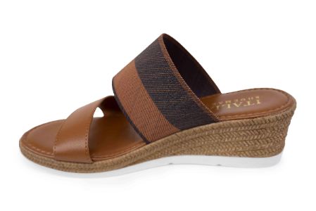 Gigi - Elastic Wedge Sandal sold by Italian Shoemakers