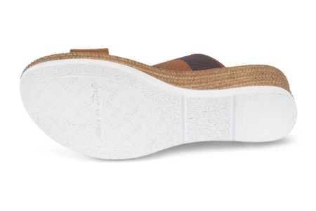 Gigi - Elastic Wedge Sandal sold by Italian Shoemakers