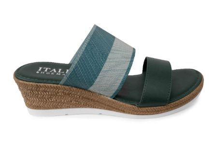 Gigi - Elastic Wedge Sandal sold by Italian Shoemakers