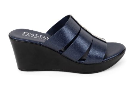 Marvina - Multi Strap Wedge Sandal sold by Italian Shoemakers