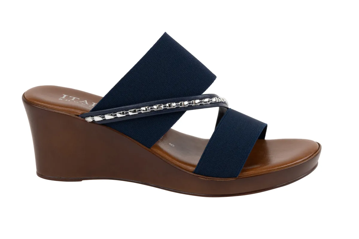 Marcia Wedge Sandal sold by Italian Shoemakers
