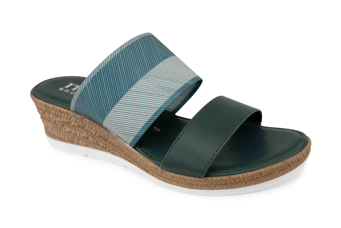 Gigi - Elastic Wedge Sandal sold by Italian Shoemakers