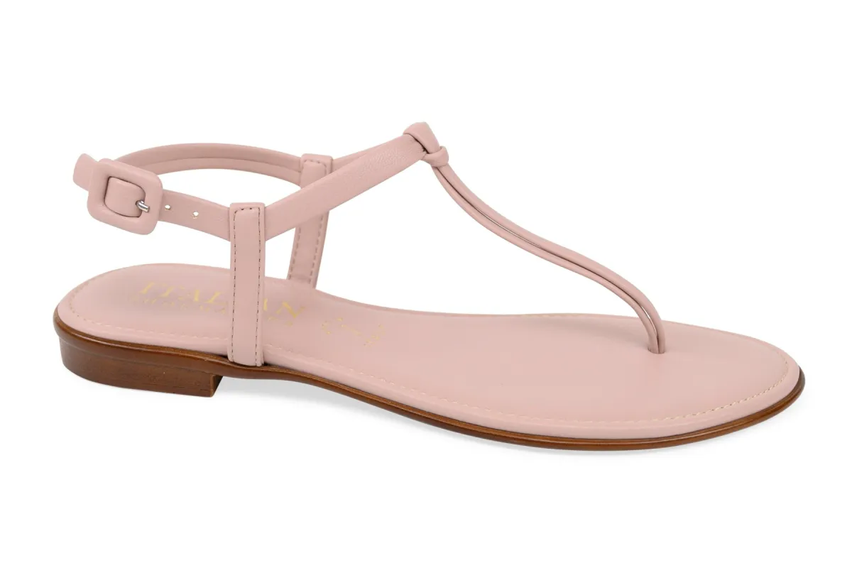Daila - T strap Flat Sandal sold by Italian Shoemakers