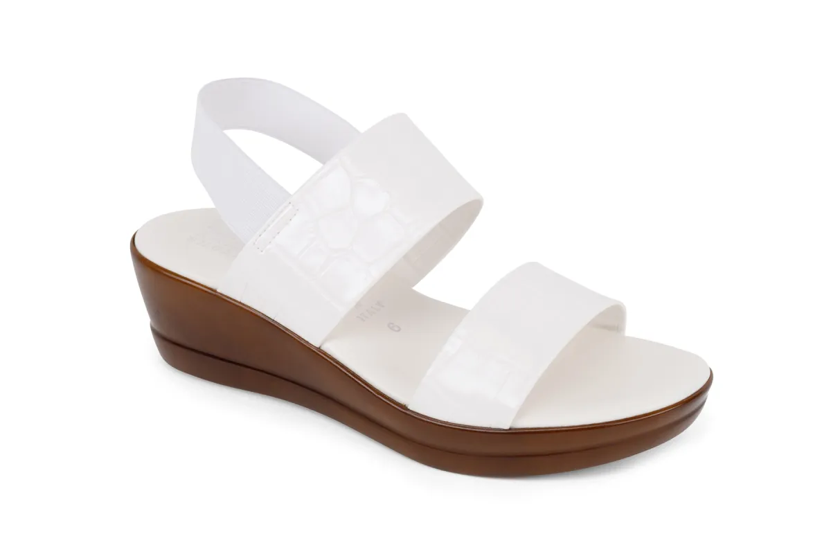 Marina - Double Strap Wedges sold by Italian Shoemakers