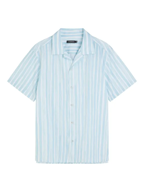 Elio Painted Stripe Reg Shirt / Dream Blue sold by J. Lindeberg