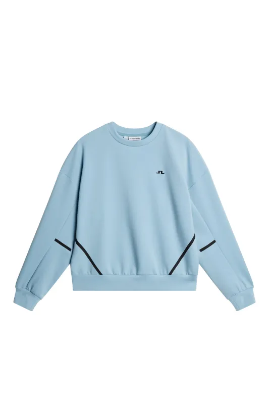 Aura Crew Neck / Forget-Me-Not sold by J. Lindeberg