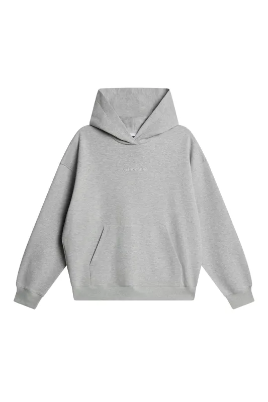 Cove Hood / Light Grey Melange sold by J. Lindeberg