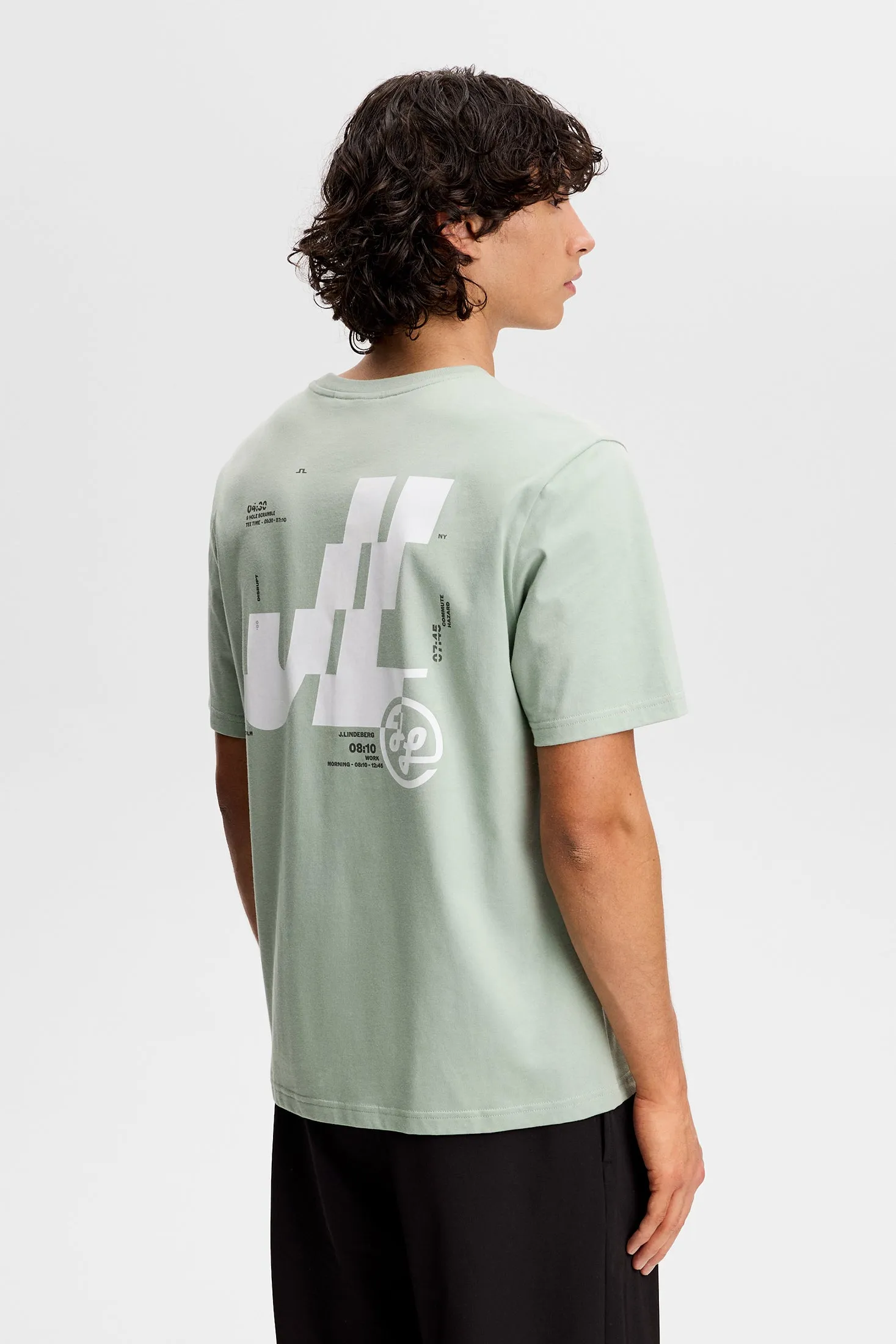 Parcie Seasonal Tee / Jadeite sold by J. Lindeberg product image thumbnail 4