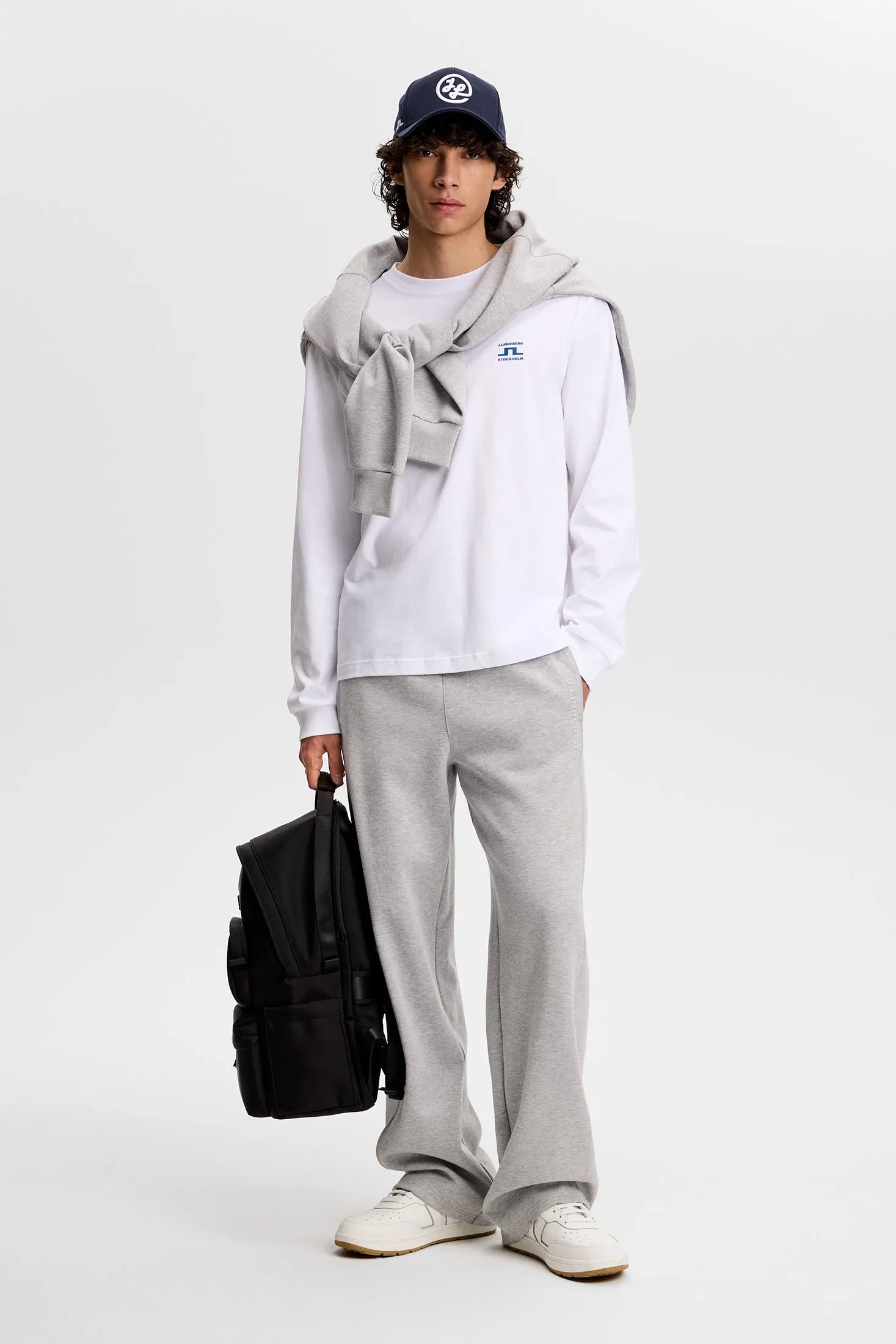 Parcie Longsleeve Tee / White sold by J. Lindeberg product image thumbnail 5