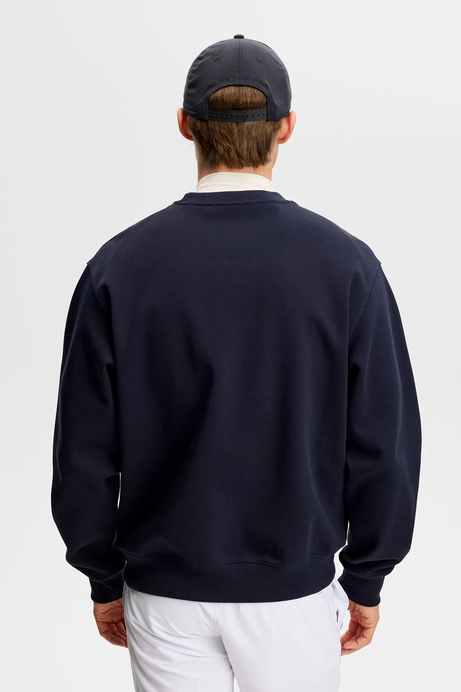 Club Printed Crew Neck / JL Navy sold by J. Lindeberg product image thumbnail 3