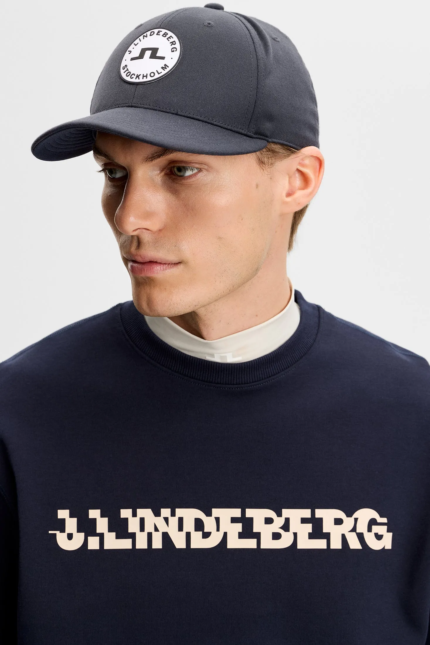 Club Printed Crew Neck / JL Navy sold by J. Lindeberg product image thumbnail 5