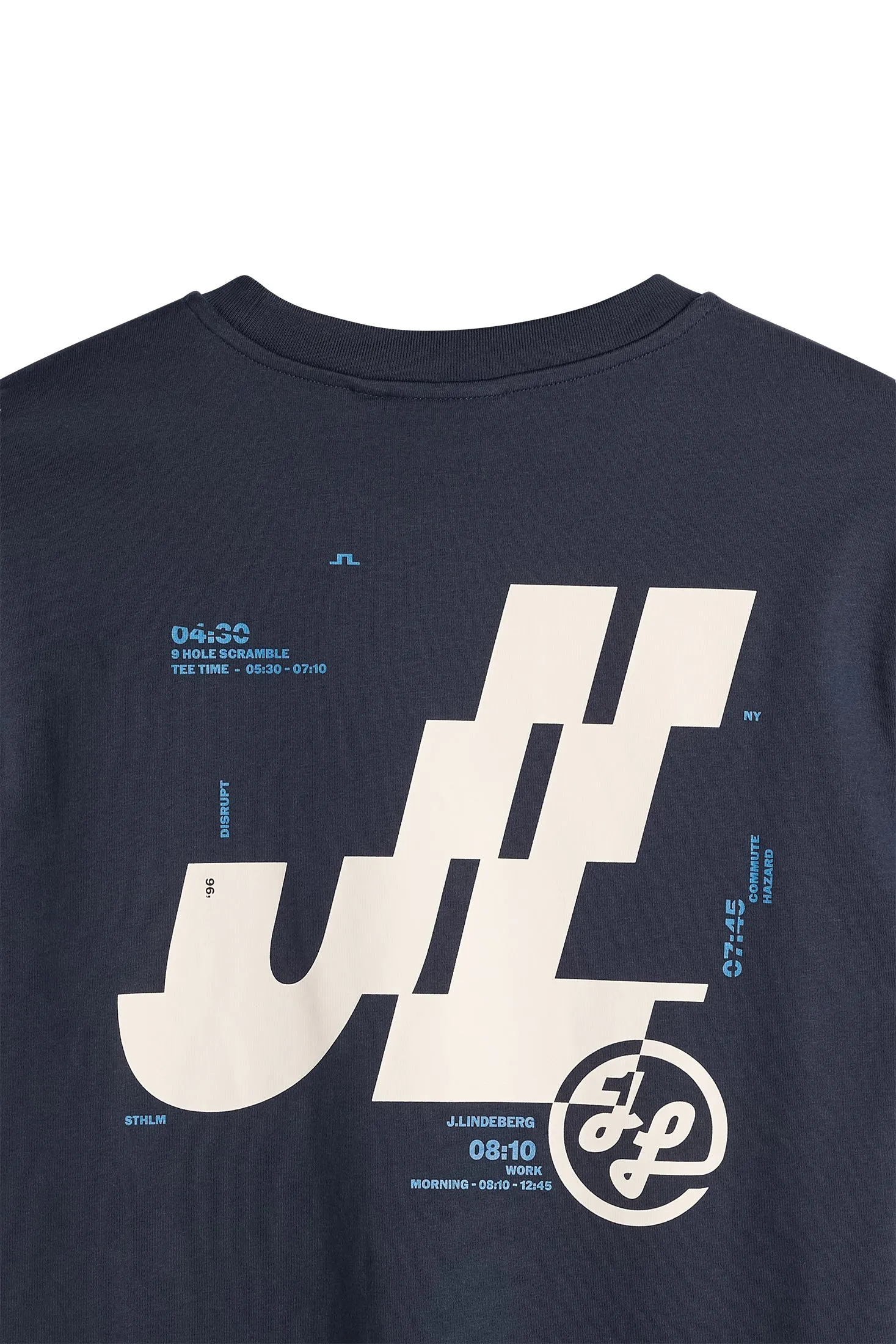 Parcie Seasonal Tee / JL Navy sold by J. Lindeberg product image thumbnail 4