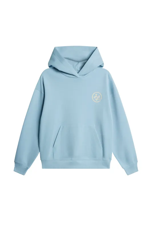 Cove Print Hood / Forget-Me-Not sold by J. Lindeberg