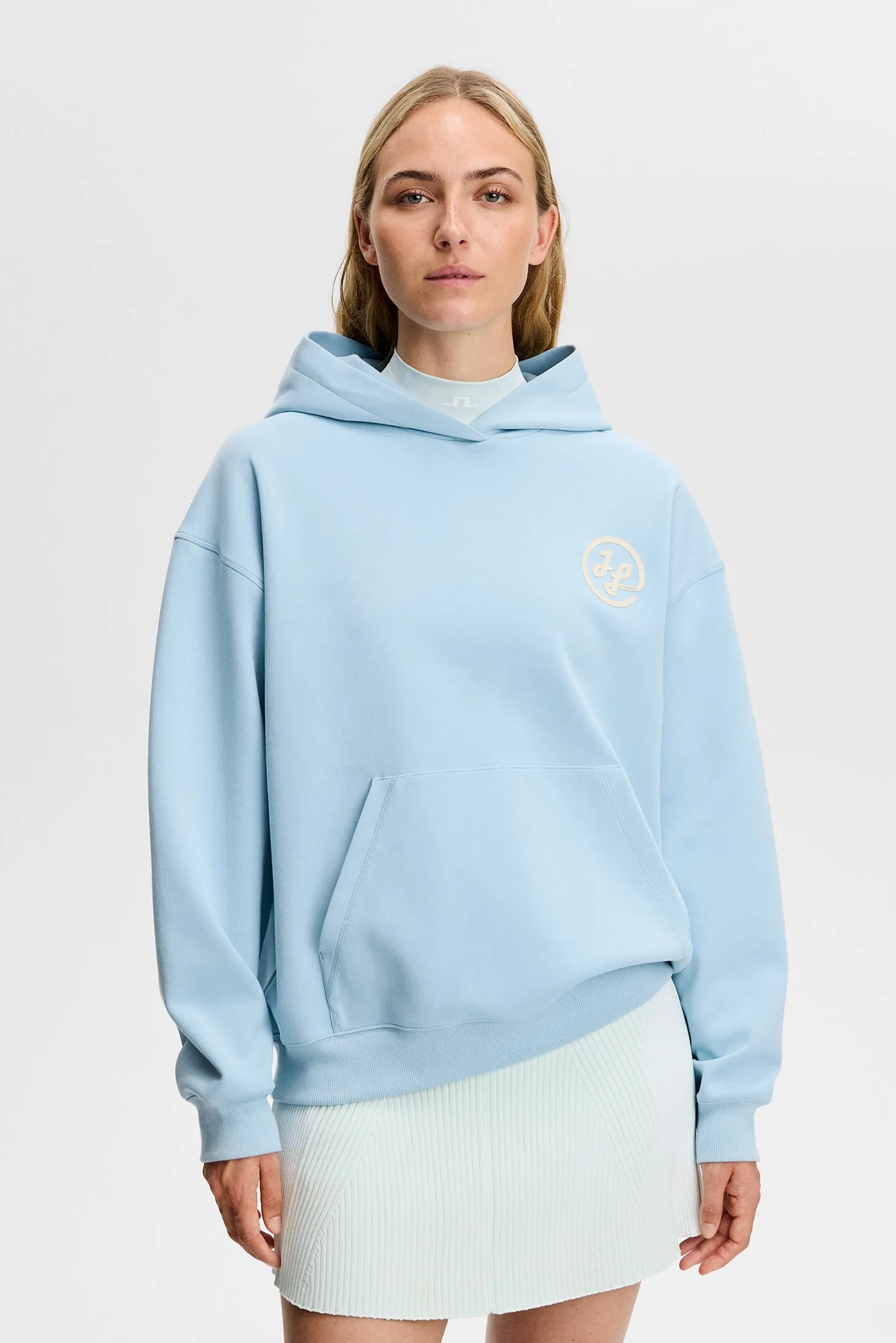 Cove Print Hood / Forget-Me-Not sold by J. Lindeberg product image thumbnail 2