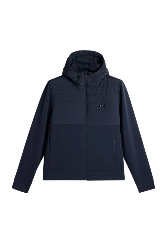 Gage Hybrid Hood Jacket / JL Navy sold by J. Lindeberg