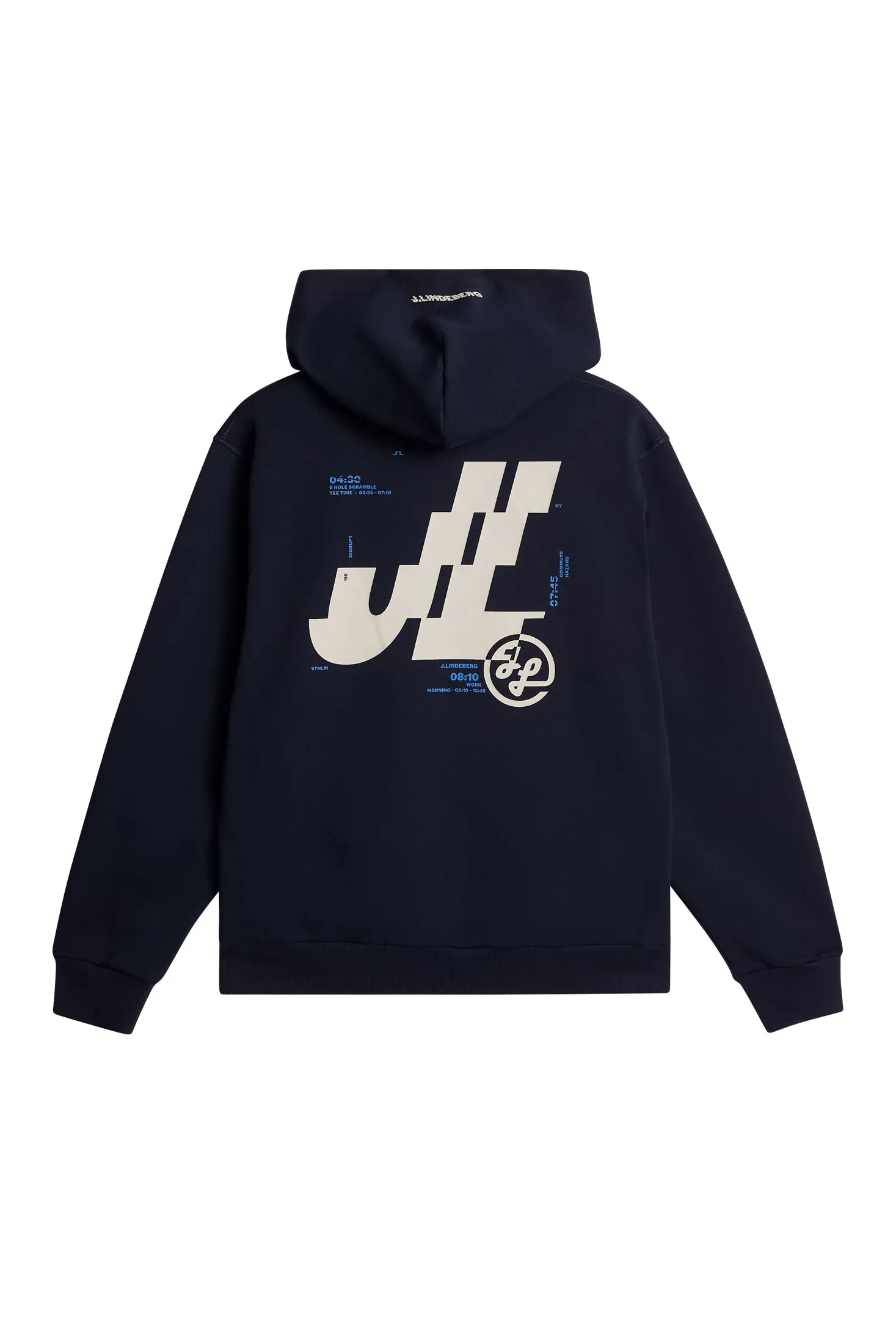 Club Printed Hood / JL Navy sold by J. Lindeberg product image thumbnail 2