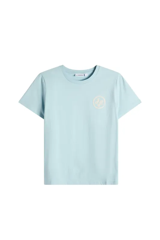 Nova Graphic T-shirt / Forget-Me-Not sold by J. Lindeberg