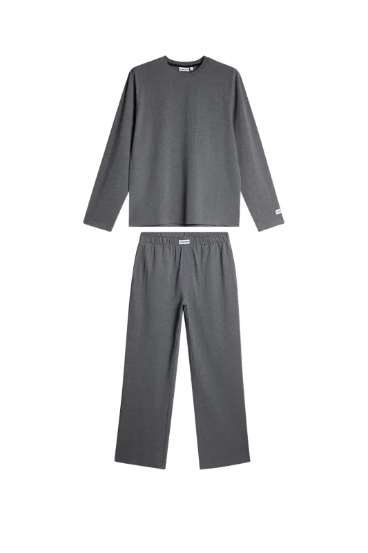 Pierce Pyjama Set / Dark Grey Melange made by J. Lindeberg