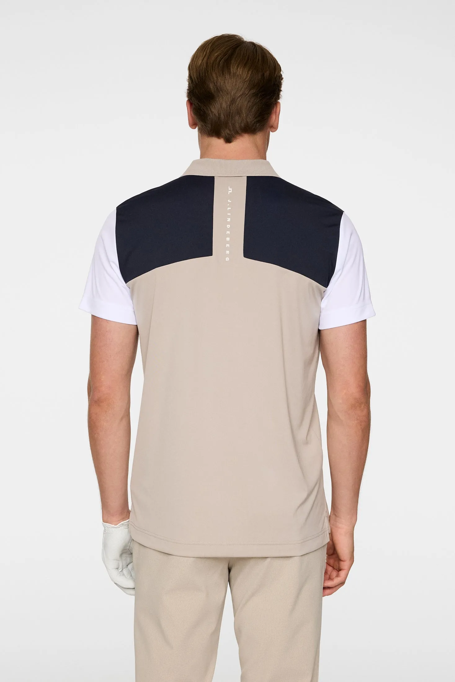 Block Polo / Oyster Brown sold by J. Lindeberg product image thumbnail 4