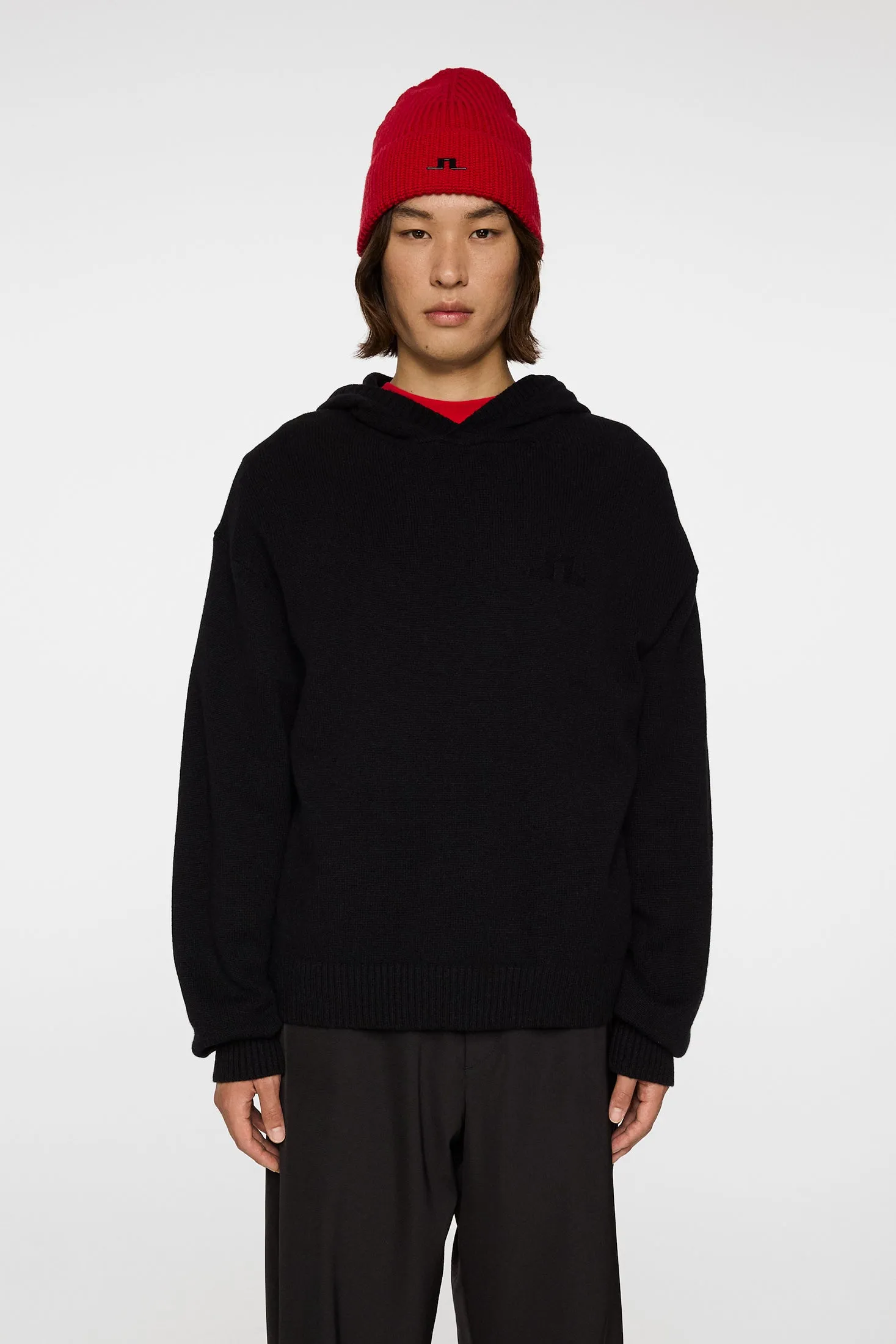 Edward Knitted Hoodie / Black sold by J. Lindeberg product image thumbnail 2