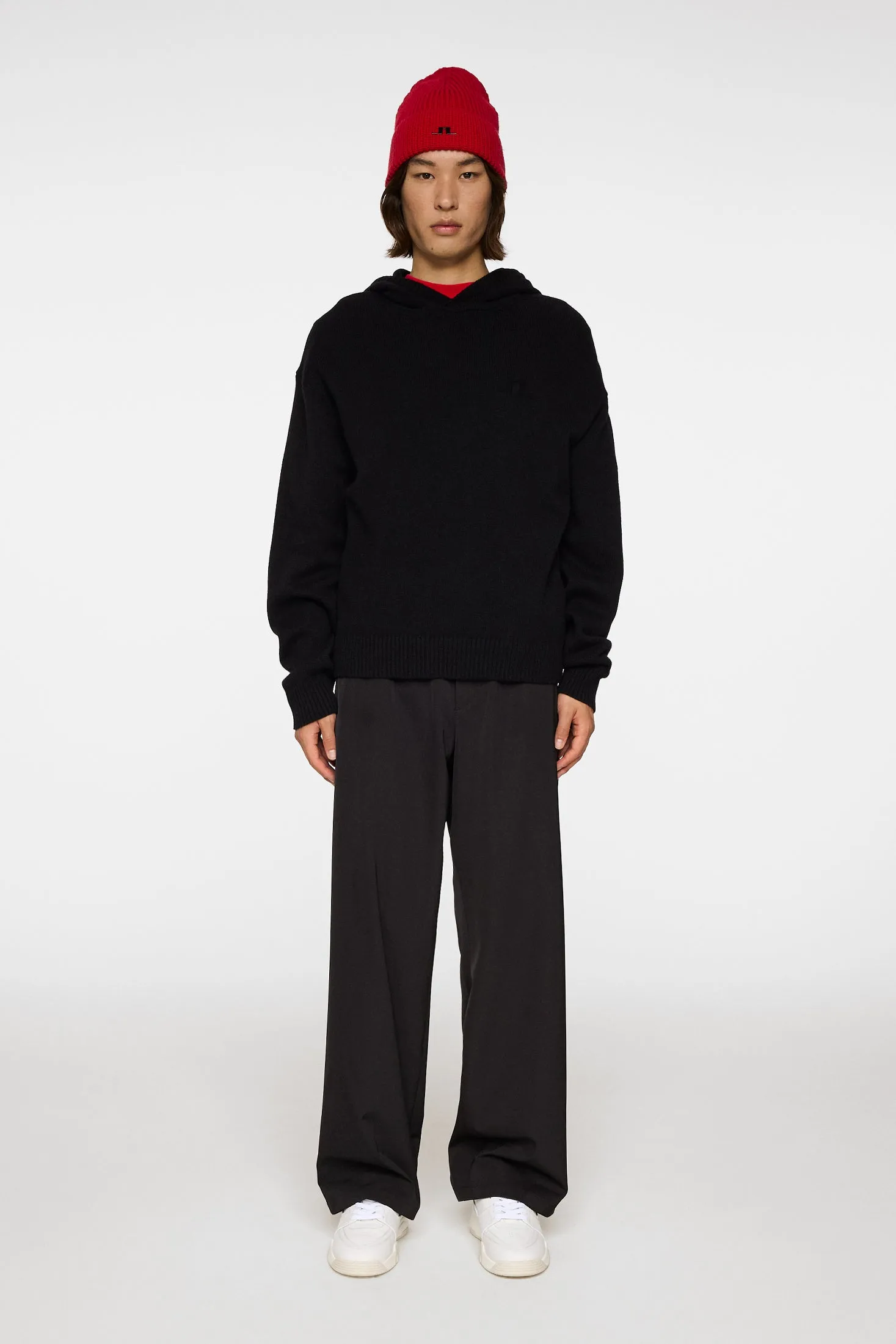 Edward Knitted Hoodie / Black sold by J. Lindeberg product image thumbnail 4