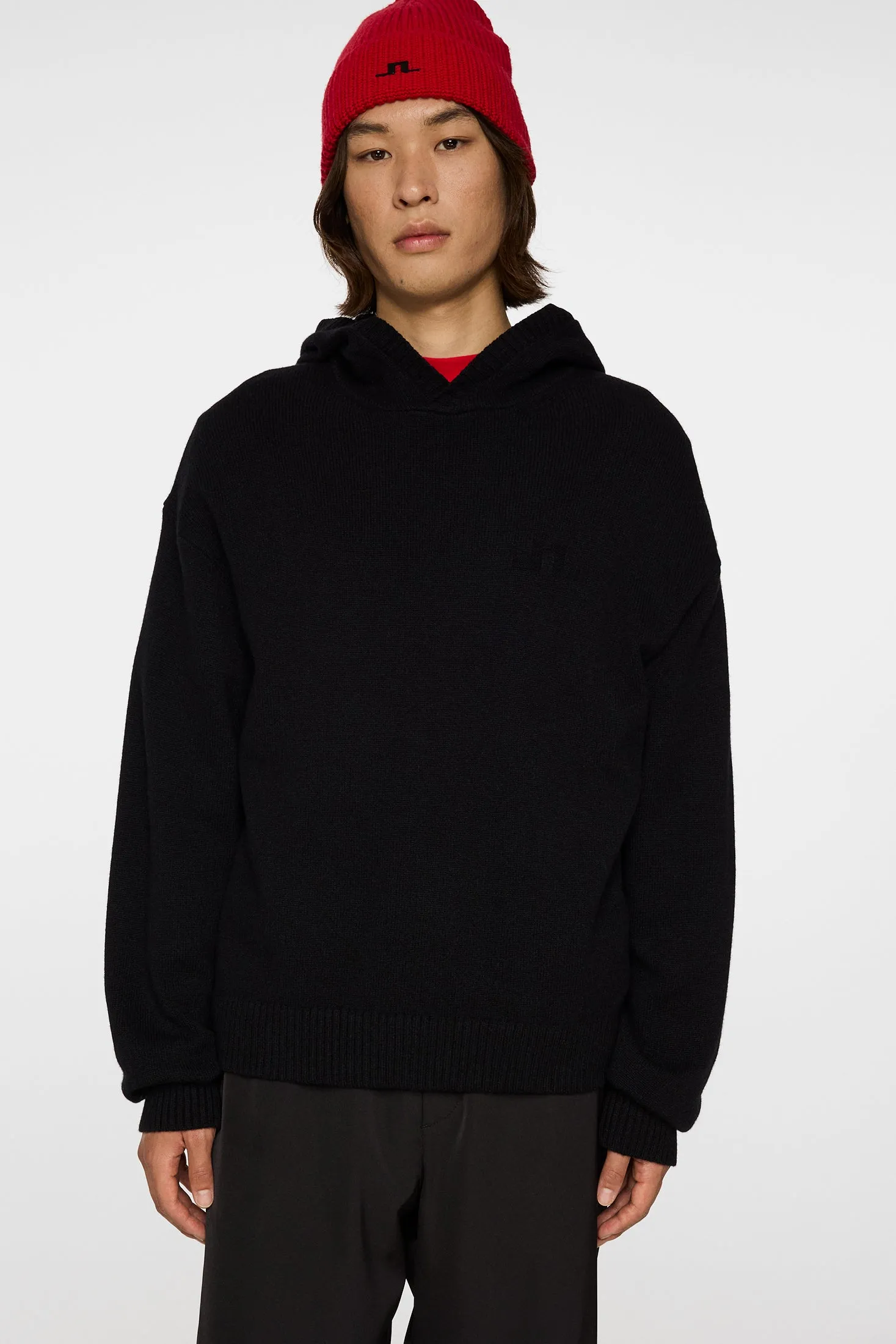 Edward Knitted Hoodie / Black sold by J. Lindeberg product image thumbnail 5