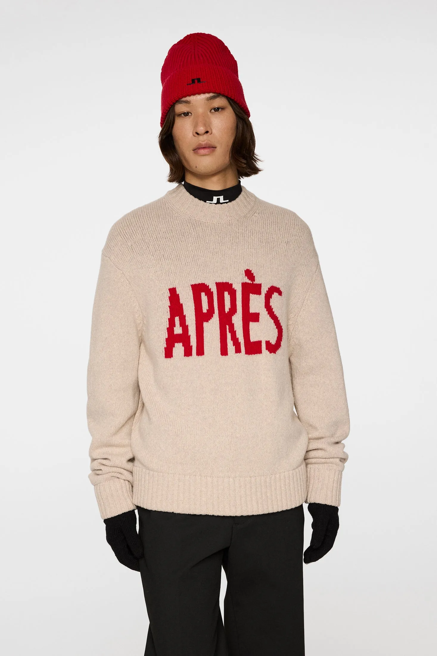 Fabian Graphic Knit Sweater / Moonbeam sold by J. Lindeberg product image thumbnail 5