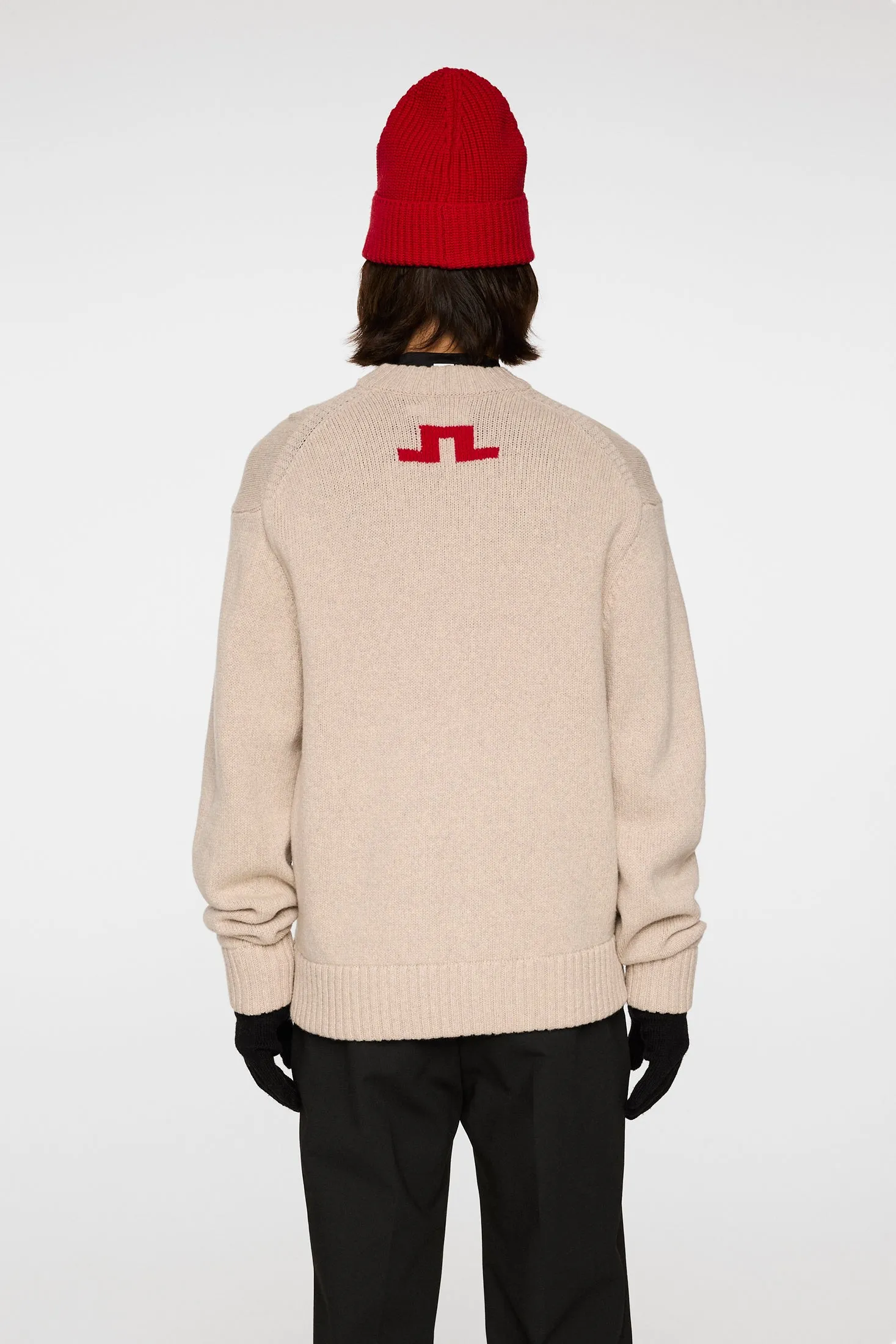 Fabian Graphic Knit Sweater / Moonbeam sold by J. Lindeberg product image thumbnail 3