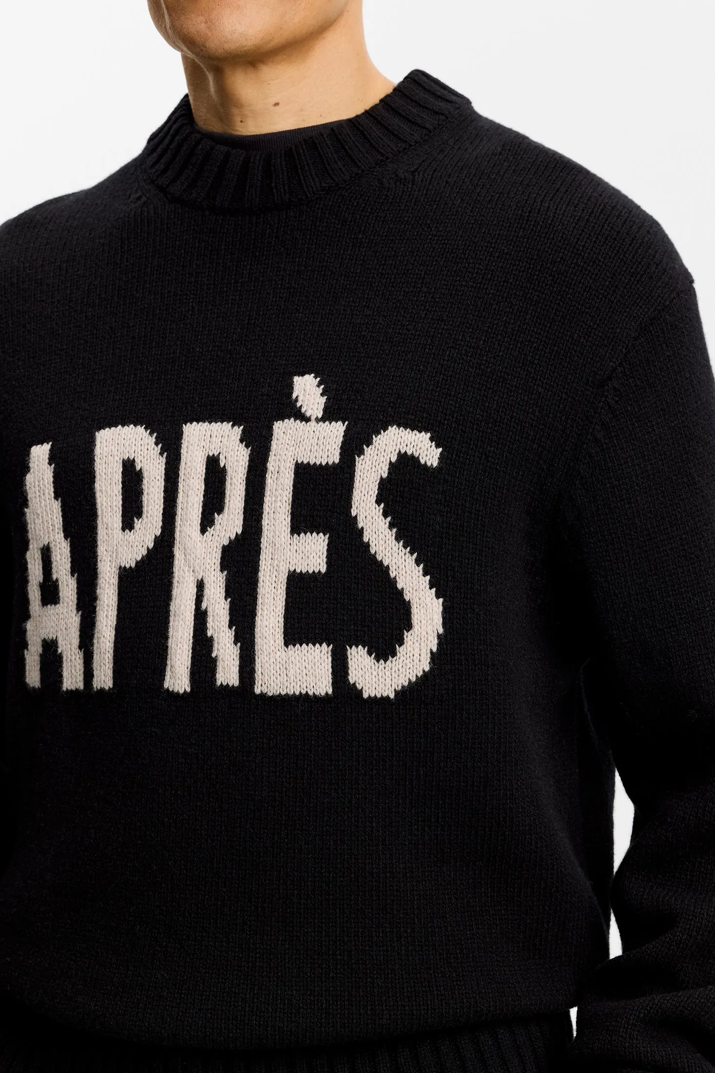 Fabian Graphic Knit Sweater / Black sold by J. Lindeberg product image thumbnail 5