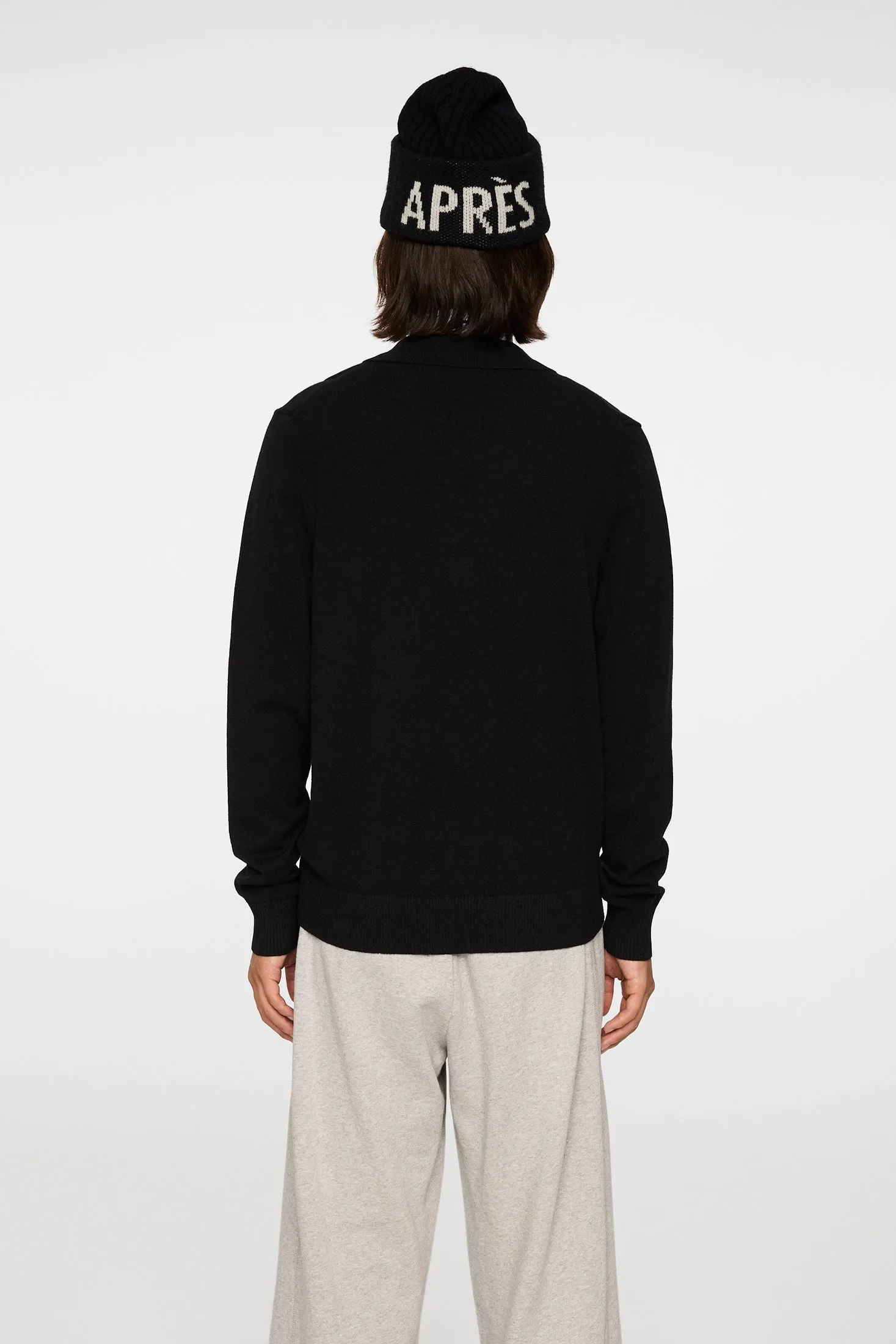 Edgar Knitted Wool Polo / Black sold by J. Lindeberg product image thumbnail 3