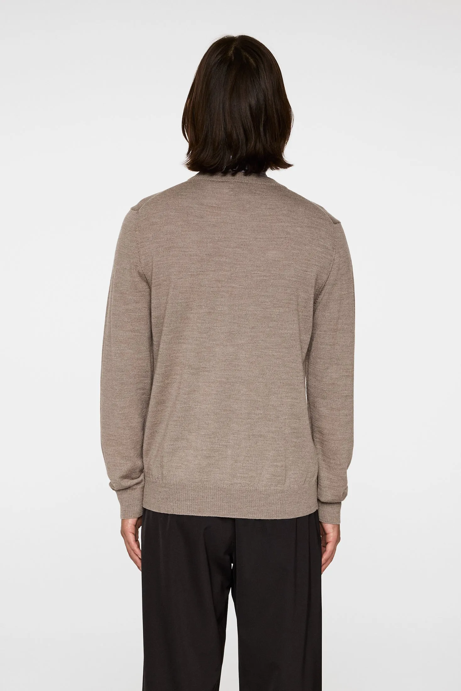 Keane Merino Crew Neck / Brindle Melange sold by J. Lindeberg product image thumbnail 3