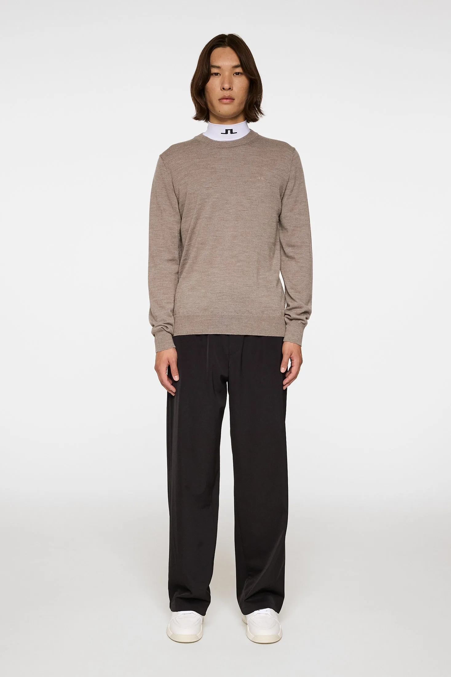 Keane Merino Crew Neck / Brindle Melange sold by J. Lindeberg product image thumbnail 4