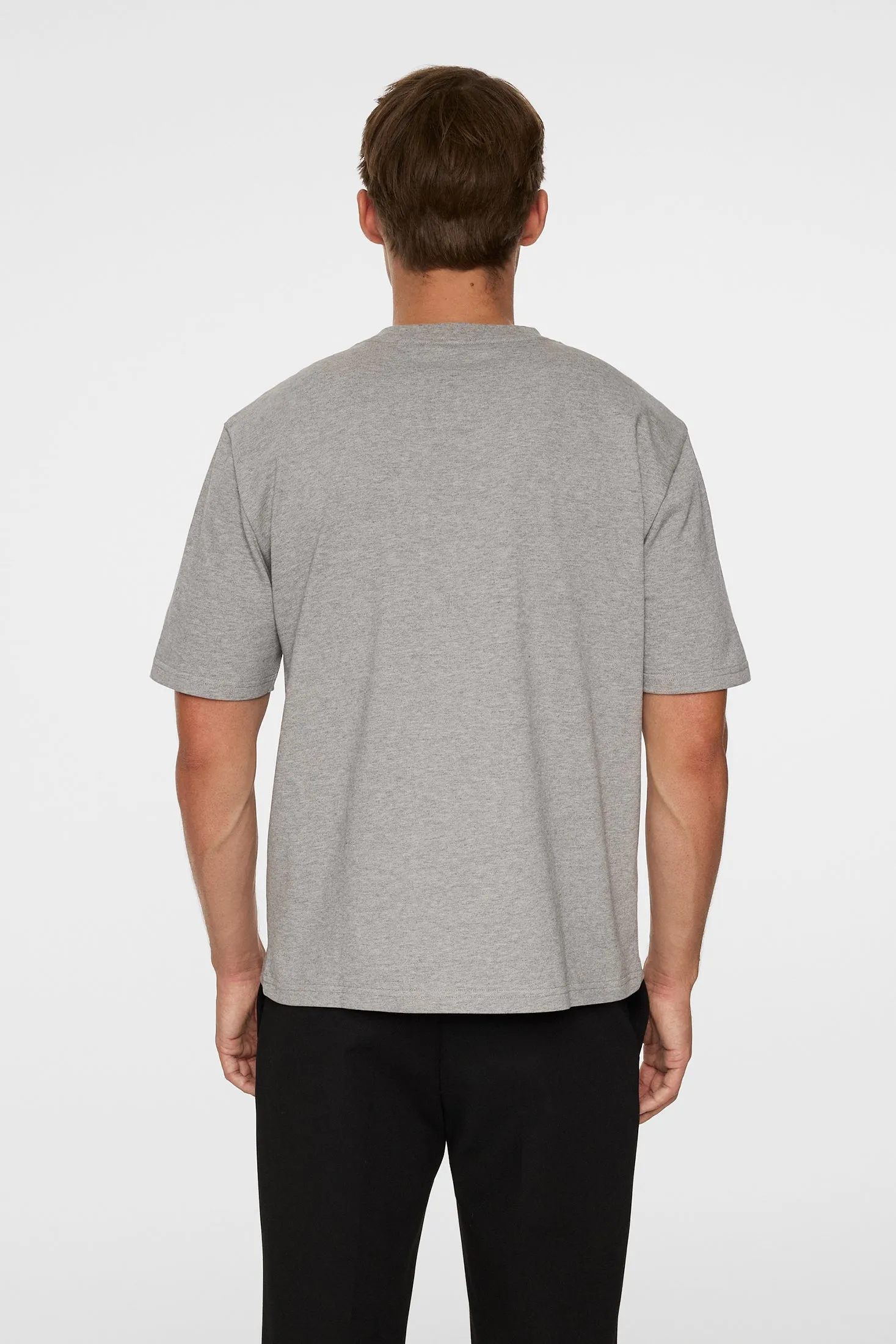 Hale Seasonal Logo T-shirt / Medium Grey Melange sold by J. Lindeberg product image thumbnail 3