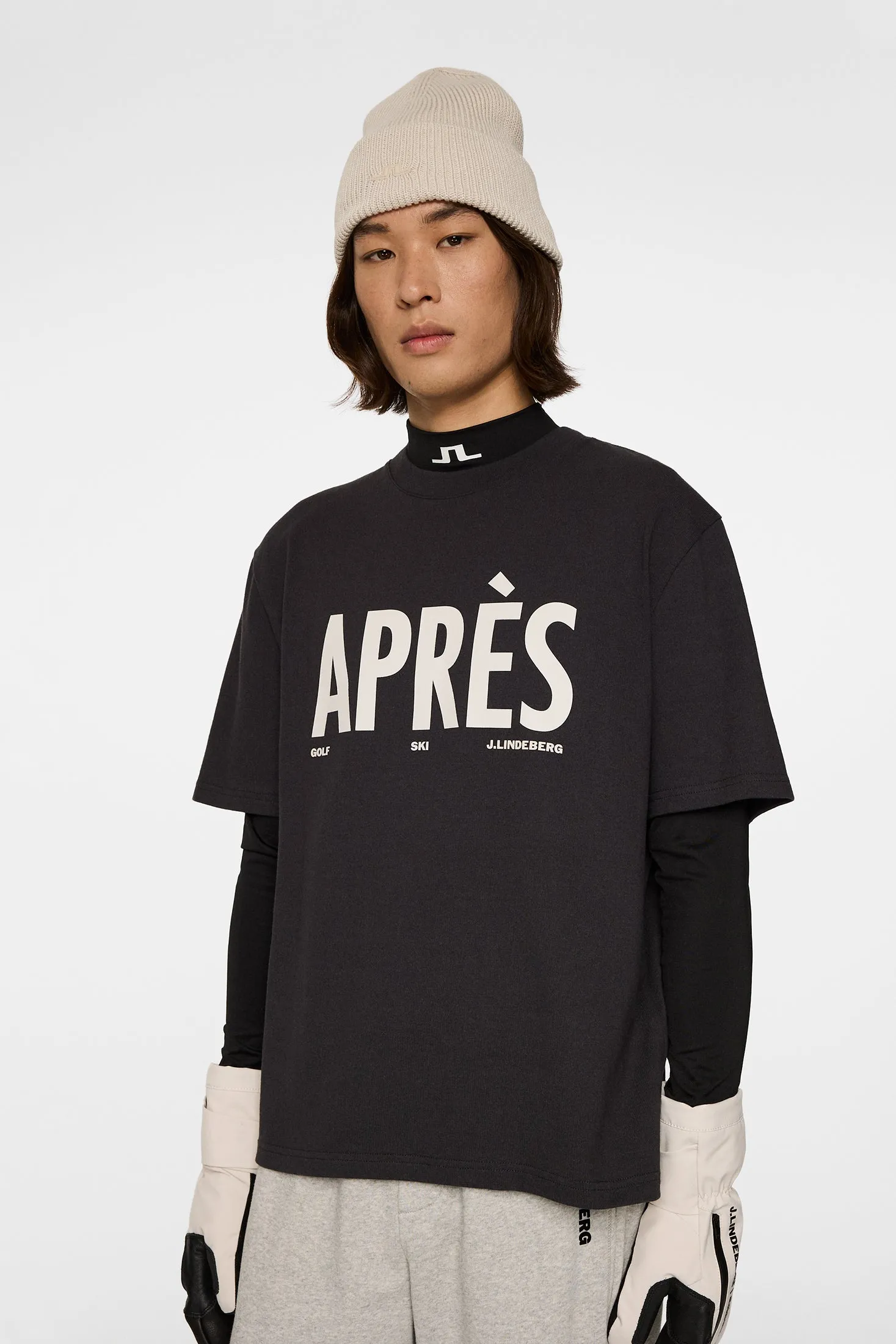 Hale Seasonal Logo T-shirt / Black sold by J. Lindeberg product image thumbnail 5