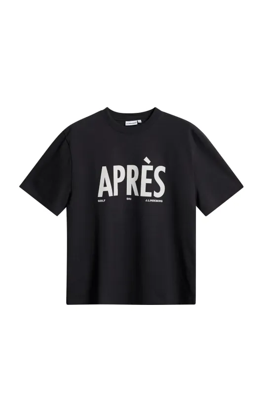 Hale Seasonal Logo T-shirt / Black sold by J. Lindeberg