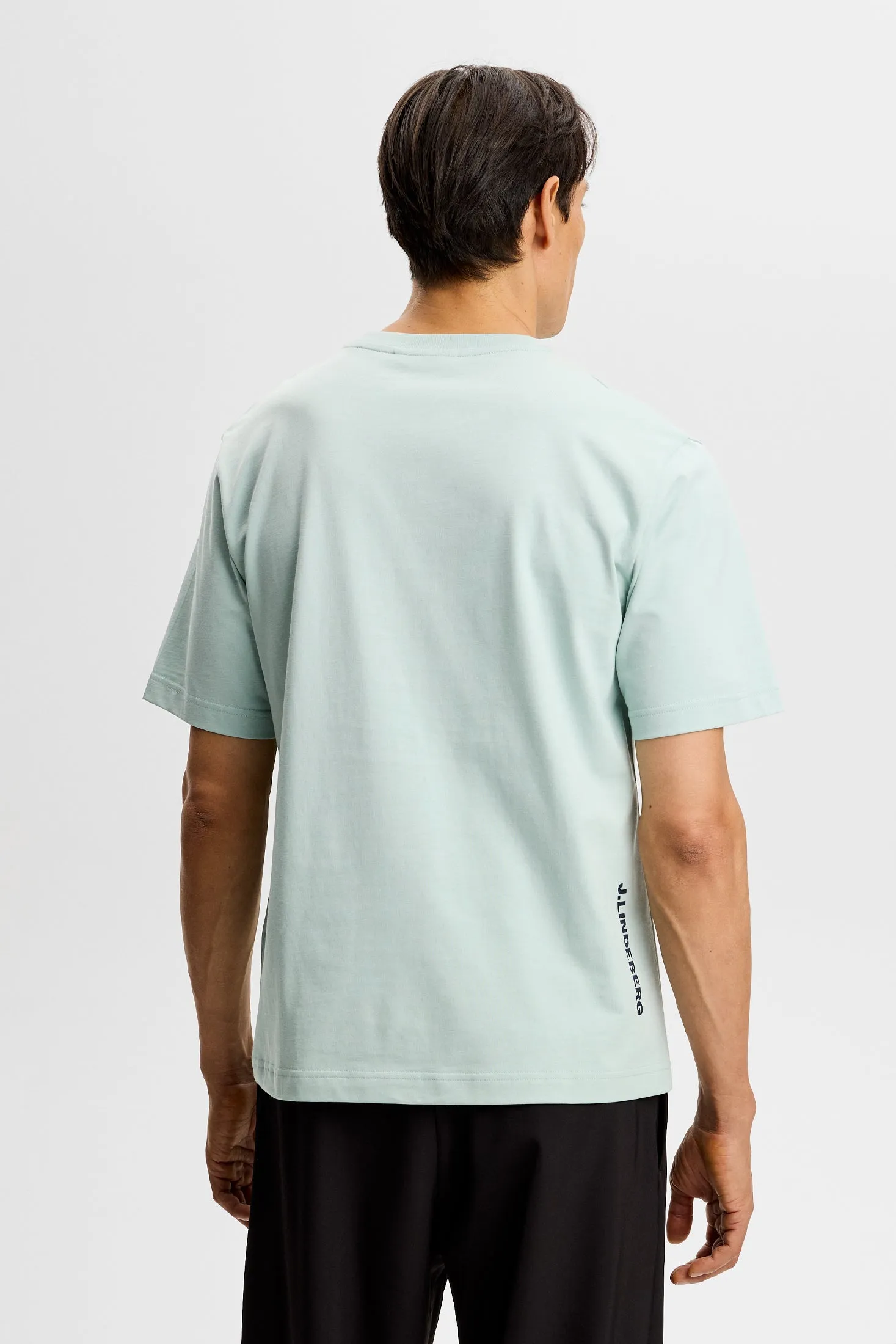 Parcie Logo Tee / Blue Haze sold by J. Lindeberg product image thumbnail 4