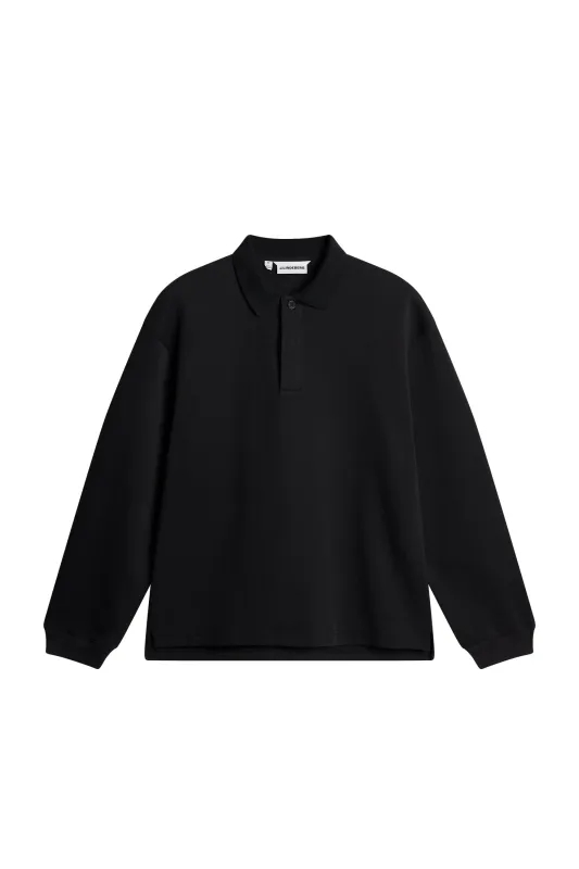 Cadan Polo Sweater / Black sold by J. Lindeberg