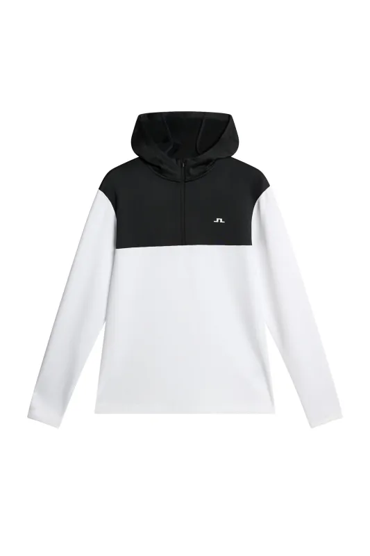 Banks Zip Hood / White sold by J. Lindeberg
