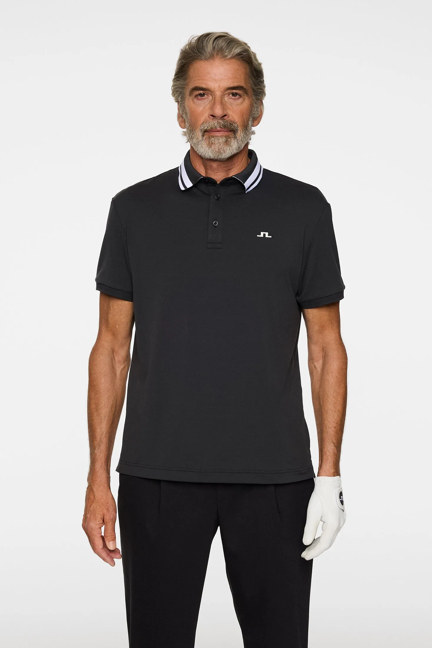 Kit Polo / Black sold by J. Lindeberg product image thumbnail 3