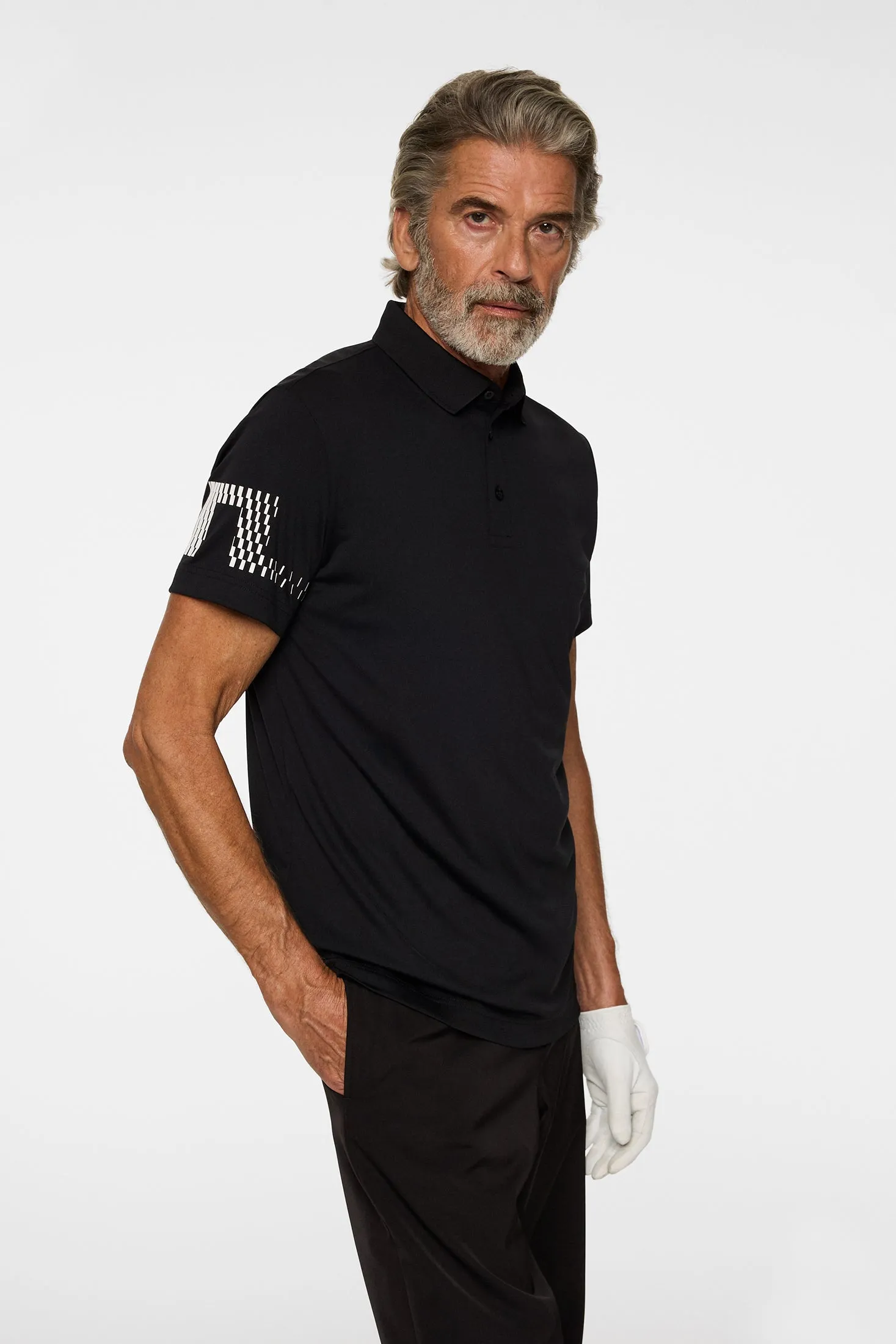 Heath Polo / Black sold by J. Lindeberg product image thumbnail 5