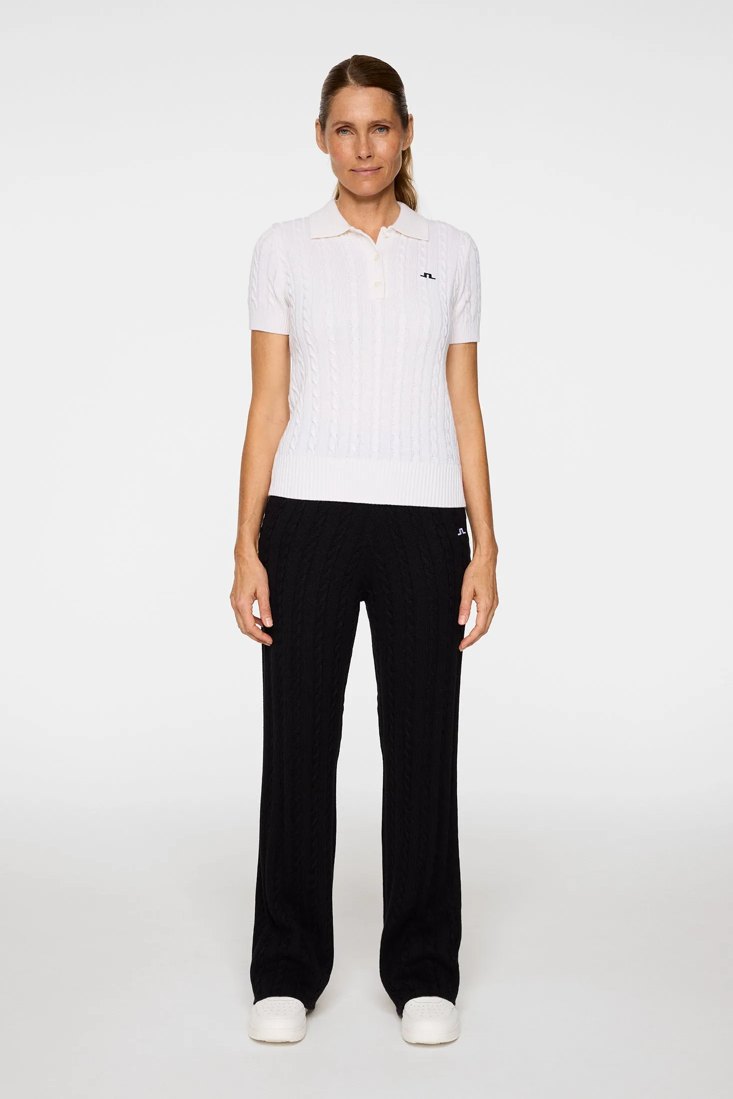 Kinsley Cable Knit Wool Shirt / White sold by J. Lindeberg product image thumbnail 4