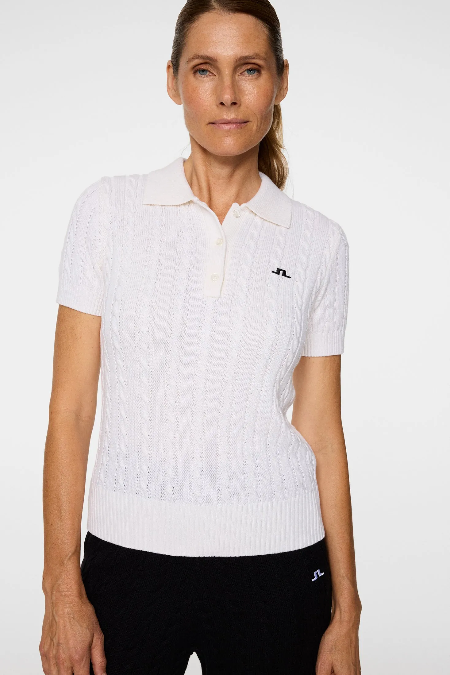 Kinsley Cable Knit Wool Shirt / White sold by J. Lindeberg product image thumbnail 5