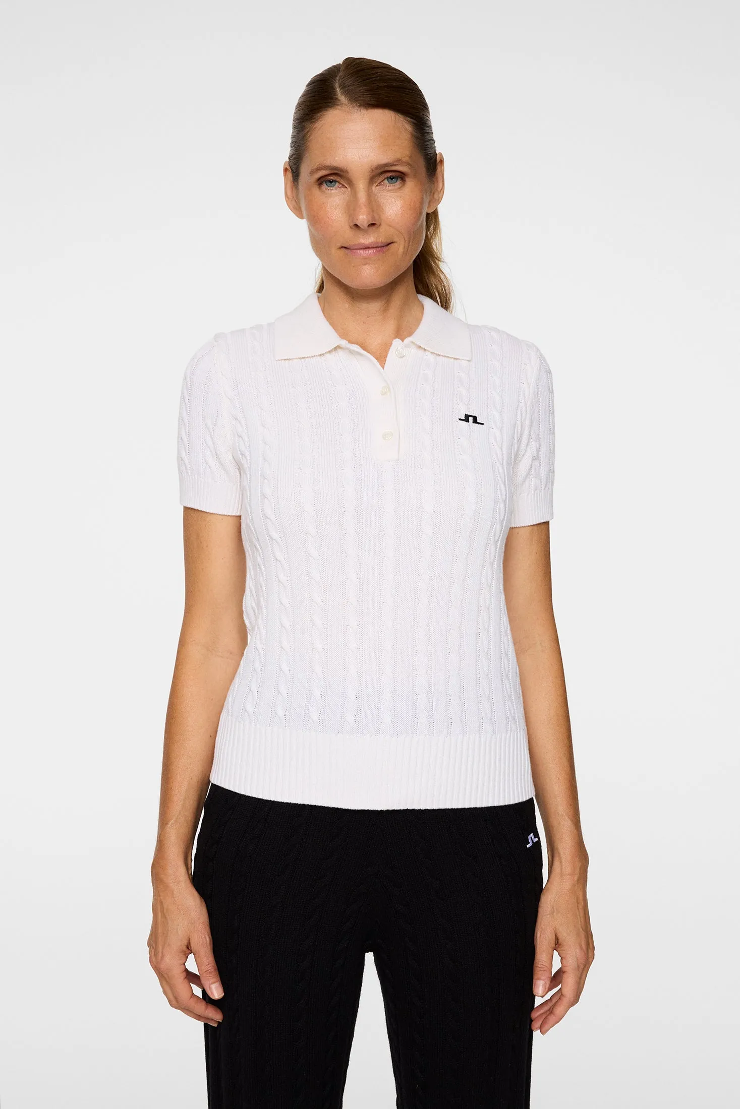 Kinsley Cable Knit Wool Shirt / White sold by J. Lindeberg product image thumbnail 2