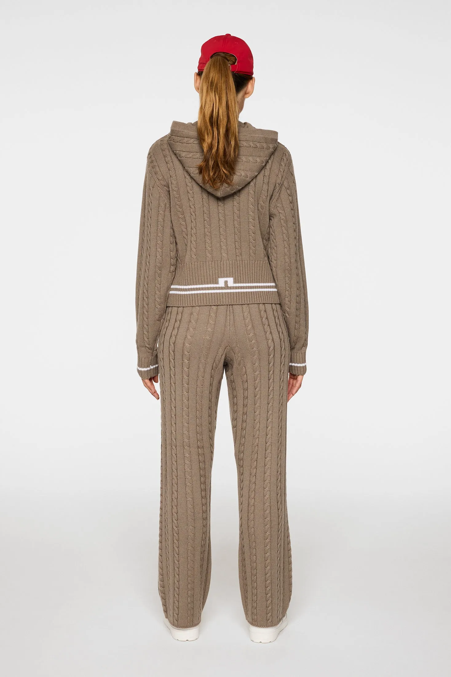 Kiana Cable Knit Wool Pant / Brindle sold by J. Lindeberg product image thumbnail 3