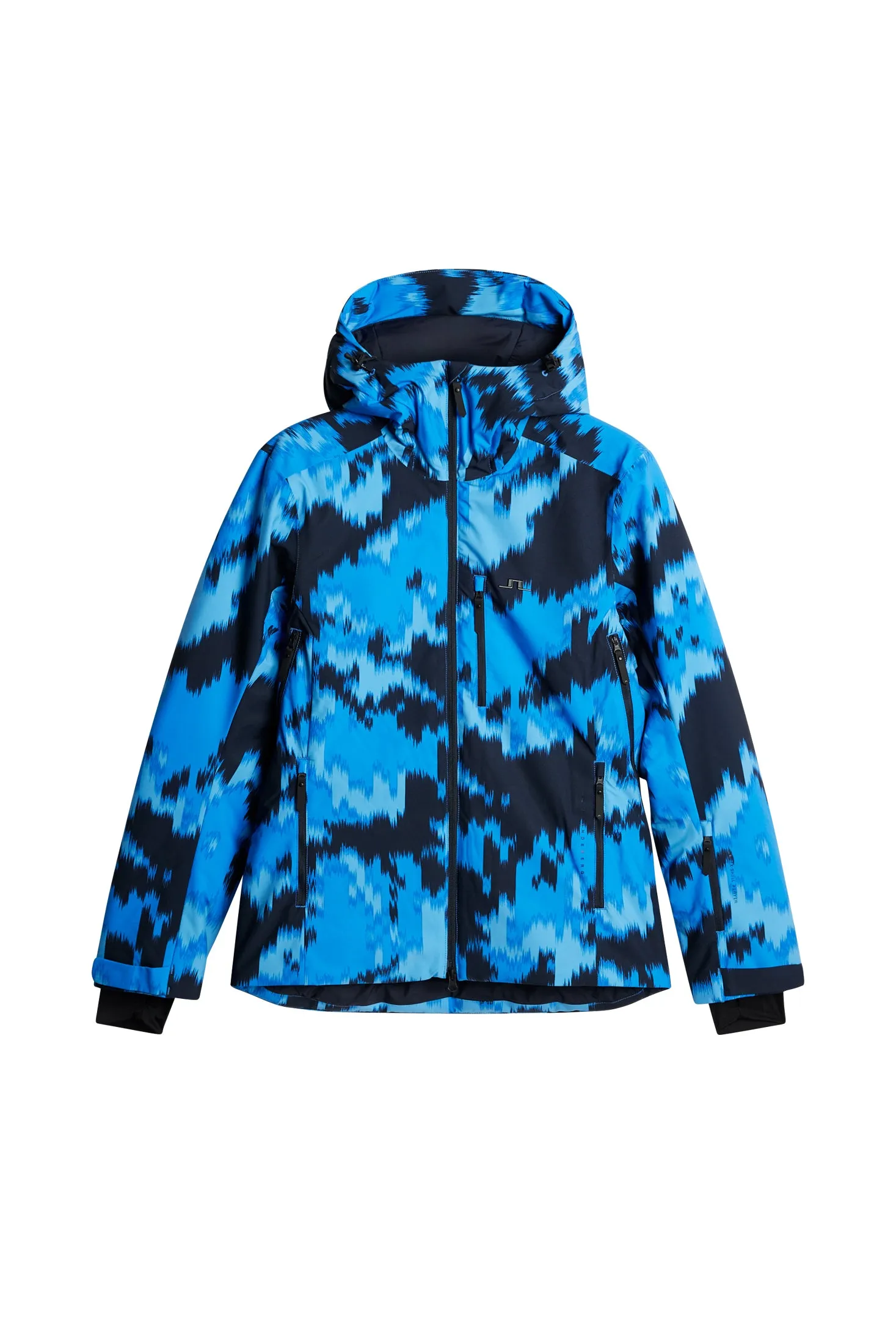 Ace Jacket Printed / Warp Sonic Blue L sold by J. Lindeberg