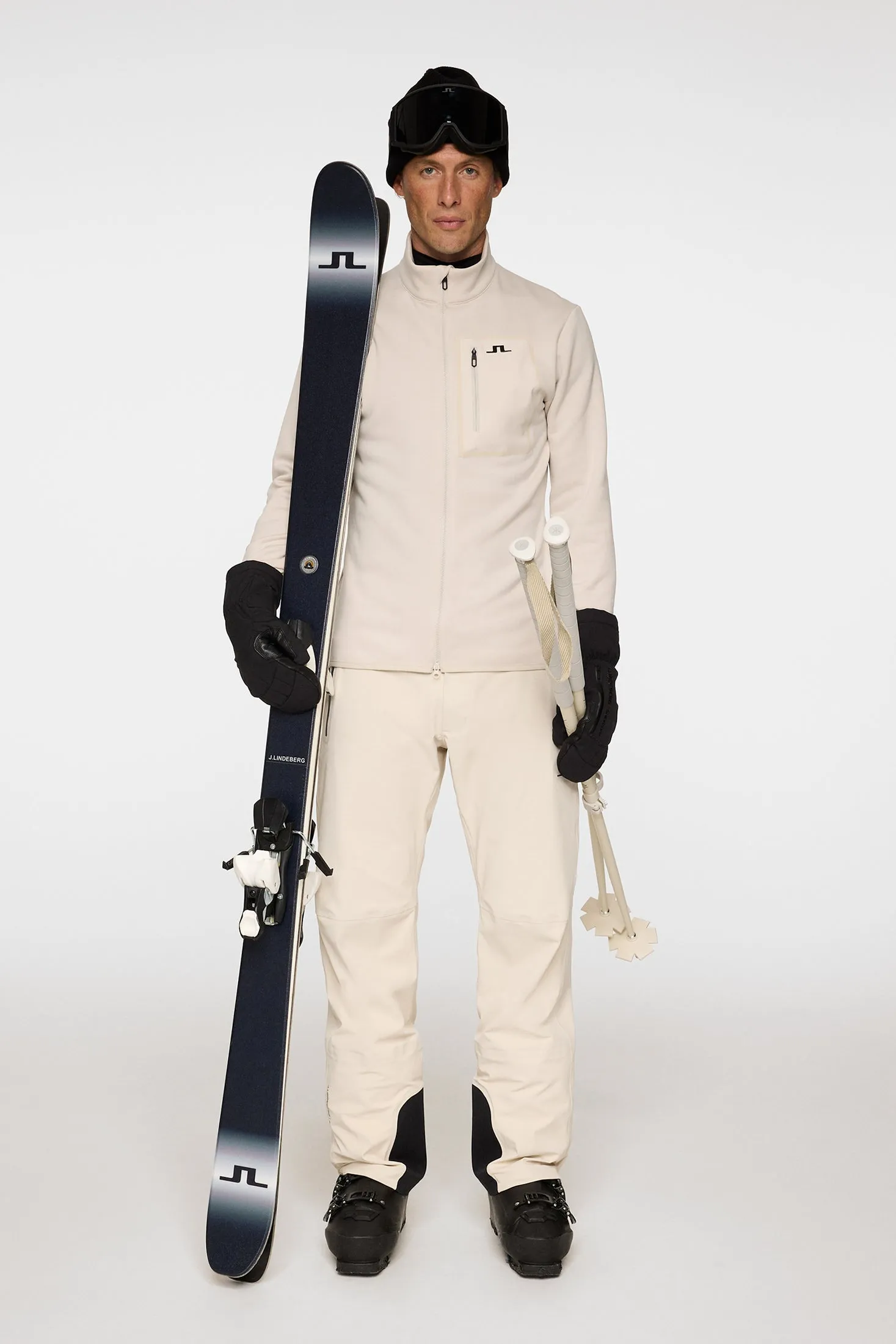 Wayne Polartec Mid Layer / Moonbeam sold by J. Lindeberg product image thumbnail 4