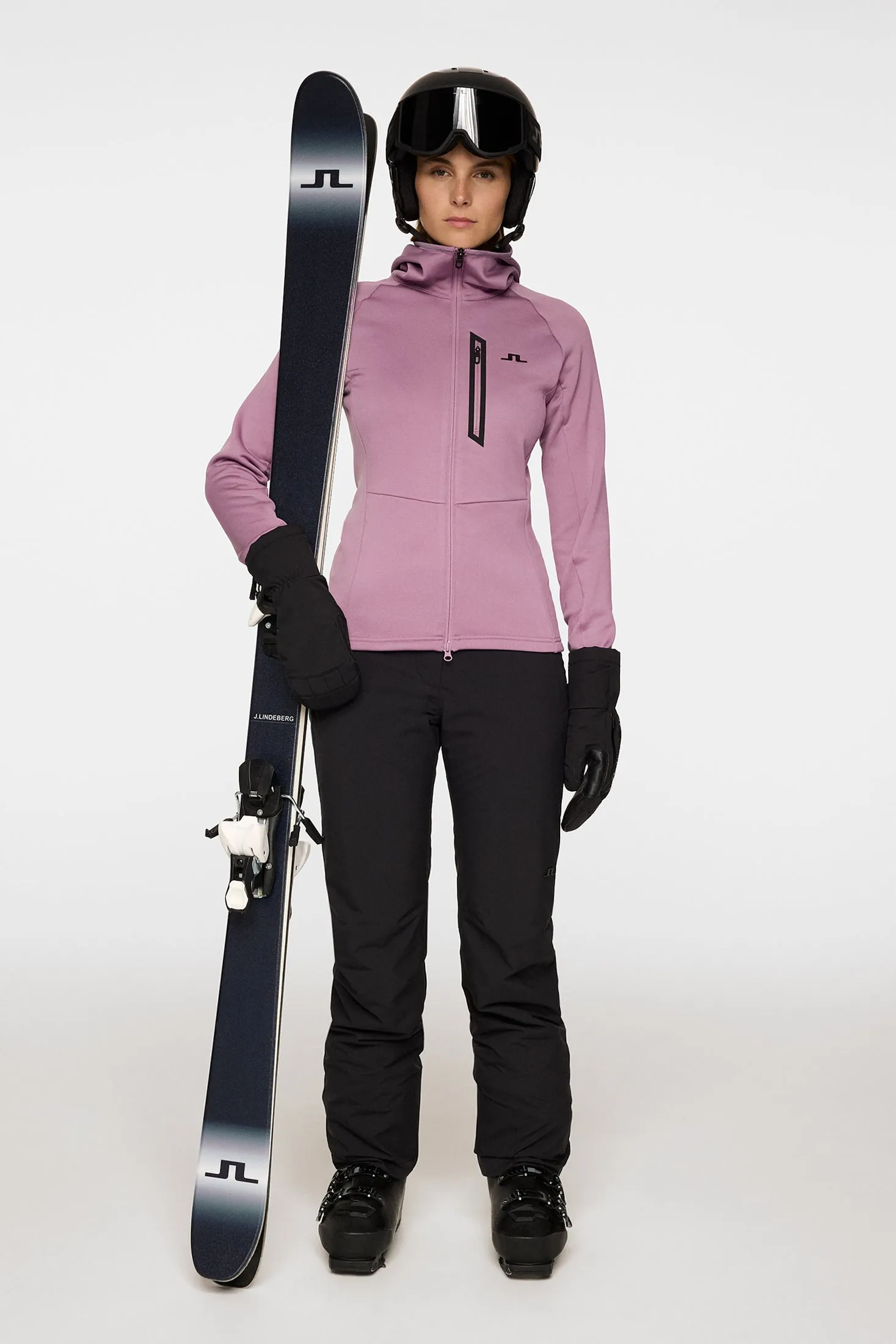 Milly Polartec Hood / Very Grape sold by J. Lindeberg product image thumbnail 4