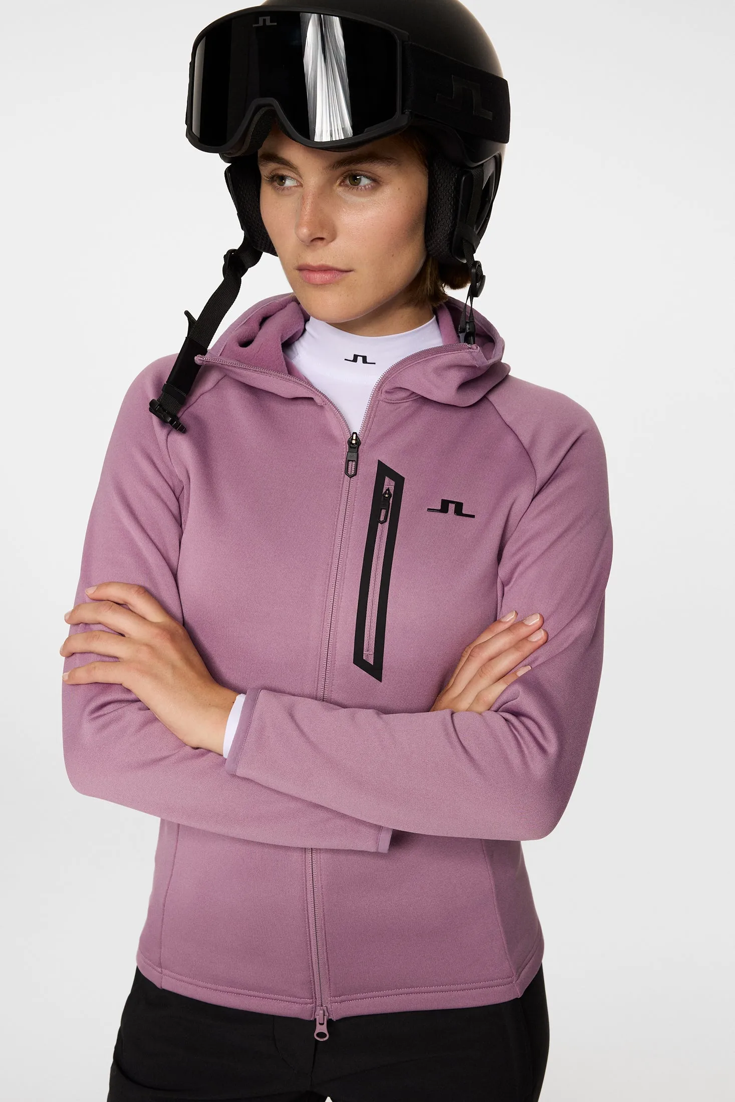 Milly Polartec Hood / Very Grape sold by J. Lindeberg product image thumbnail 5